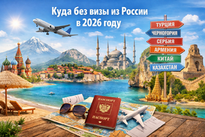 Куда без визы из России в 2026: актуальные страны, правила и подводные камни